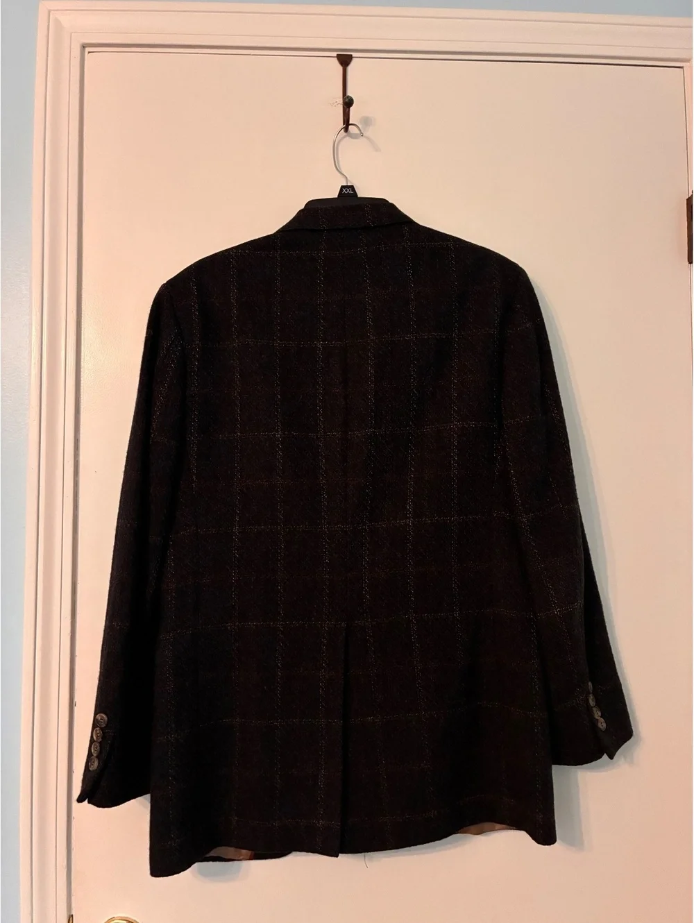 Vintage Bill Blass Dayton Hudson Plaid Wool Blazer